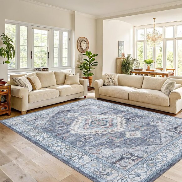 ✨ Area Rugs Living Room Bedroom Soft Plush Bedside Floor Carpet for Farmhouse - Picture 3 of 8